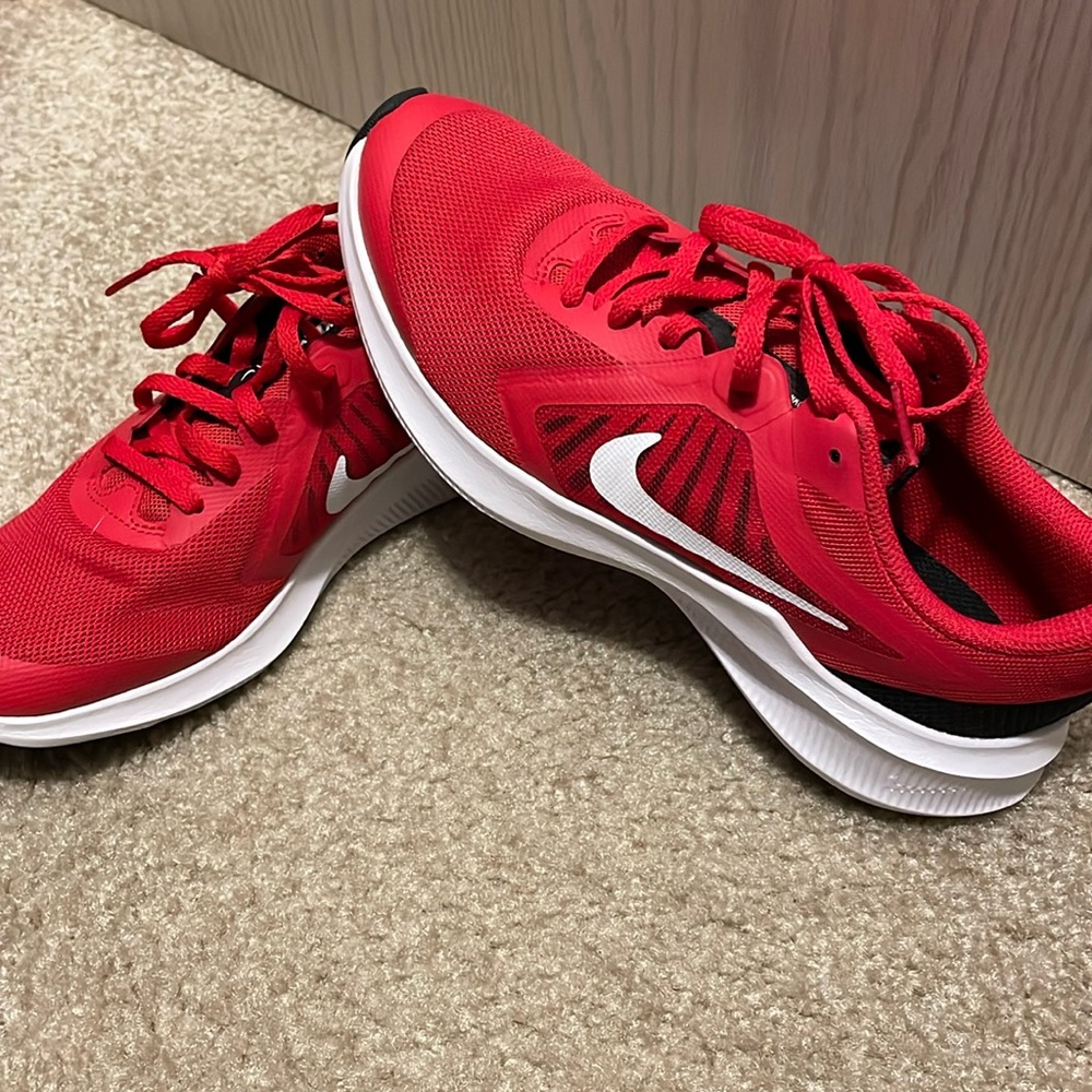 Nike red shoes